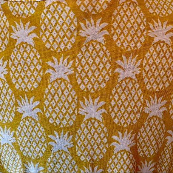 Boden Daisy Jersey Short Tier Dress, Ceylon Yellow Pineapple Geo Design size 6 - Picture 10 of 12